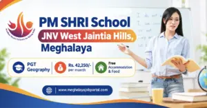 JNV West Jaintia Hills Recruitment 2026