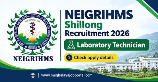 SBI SCO Recruitment 2026: Apply Online for 207 Vacancies 3 NEIGRIHMS Shillong Recruitment 2026