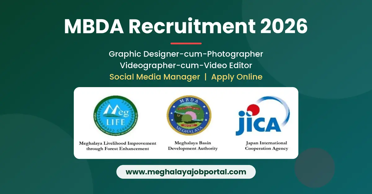 MBDA Recruitment 2026 banner for design, video and social media roles, with Meg LIFE, MBDA and JICA logos.